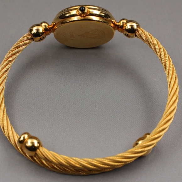 GUCCI Gold Luxury Bangle Bracelet Watch Vintage RARE - Picture 8 of 9